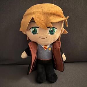 BANDAI Harry Potter Ron Weasley Chibi Plush Doll Stuffed Toy 8”